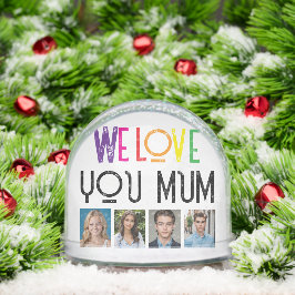 Benutzerdefinierter Foto-Schneeglobe für Mama - Re Schneekugeln