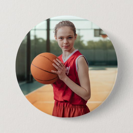 Benutzerdefinierter Foto-Sport-Button-Anstecker Button (Vorderseite)