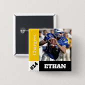 Benutzerdefinierter Foto-Sportschalter / Button-Fu Button (Vorne & Hinten)