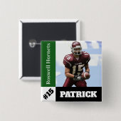 Benutzerdefinierter Foto-Sportschalter / Button-Fu Button (Vorne & Hinten)