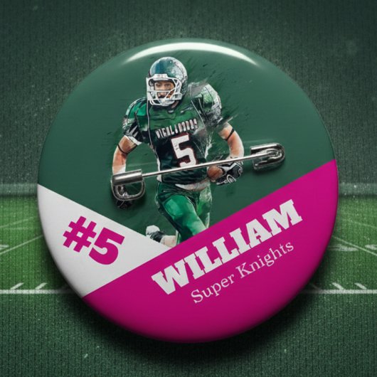 Benutzerdefinierter Foto-Sportschalter / Button-Fu Button
