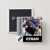 Benutzerdefinierter Foto-Sportschalter / Button-Fu Button (Vorne & Hinten)