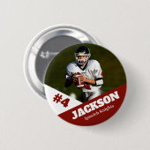 Benutzerdefinierter Foto-Sportschalter / Button-Fu Button (Vorne & Hinten)