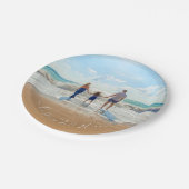 Benutzerdefinierter Foto-Teller personalisiert Pappteller (Schrägansicht)