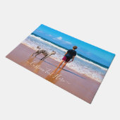 Benutzerdefinierter Foto Text - Eigenes Design - I Fußmatte (Schrägansicht)