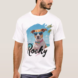Benutzerdefinierter Foto-Text Familie Haustier  T-Shirt