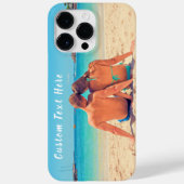 Benutzerdefinierter Foto Text Ihr Lieblings-Foto-G Case-Mate iPhone Hülle (Rückseite)