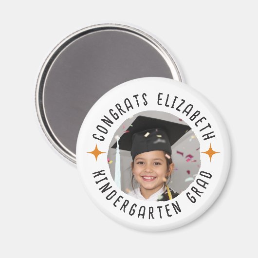 Benutzerdefinierter Foto Text Kindergarten Abschlu Magnet (Vorderseite/Rückseite)