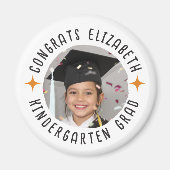 Benutzerdefinierter Foto Text Kindergarten Abschlu Magnet (Vorne)