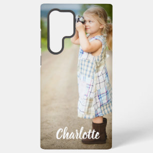 Benutzerdefinierter Foto-Text Personalisiert  Samsung Galaxy Hülle