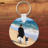 Benutzerdefinierter Foto Text Schlüsselanhänger Ge (Vorderseite)