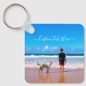 Benutzerdefinierter Foto Text Schlüsselanhänger Ih (Vorderseite)