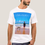 Benutzerdefinierter Foto Text T - Shirt Ihre Haust (Vorderseite)