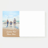 Benutzerdefinierter Foto-Textname Post-it Klebezettel (Vorderseite)