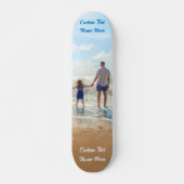 Benutzerdefinierter Foto Textname Skateboard Ihr F (Vorne)