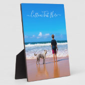 Benutzerdefinierter Foto Textübersicht Geschenk fü Fotoplatte (Seite)