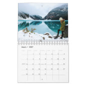 Benutzerdefinierter Foto Travel Wall Kalender (Mär 2027)