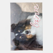 Benutzerdefinierter Foto- und Liebe mit Pasten und Geschirrtuch (Vertikal)