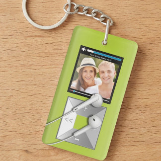 Benutzerdefinierter Foto- und Songname-MP3-Player Schlüsselanhänger