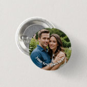 Benutzerdefinierter Foto- und Text-Party-Funktions Button (Vorne & Hinten)