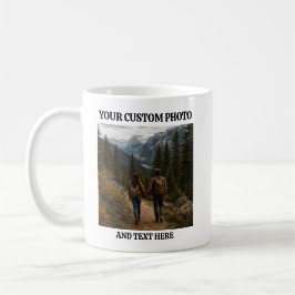 Benutzerdefinierter Foto- und Text-Personalisierte Kaffeetasse