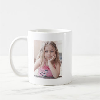 Benutzerdefinierter Foto- und Textkaffeebecher Kaffeetasse