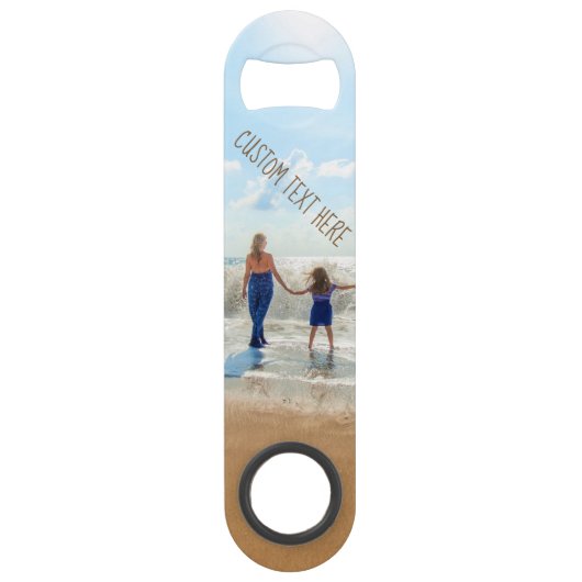 Benutzerdefinierter Foto- und Textschlüssel für da Speed Flaschenöffner (Vorderseite)