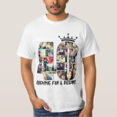 Benutzerdefinierter Foto-Zahlenkollage 40 T - Shir T-Shirt (Vorderseite)