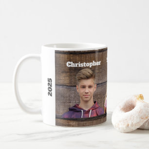 Benutzerdefinierter Fotobecher 3 Foto-Gesichter Kaffeetasse