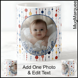 Benutzerdefinierter Fotobecher mit farbenfrohem Pu Kaffeetasse