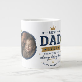 Benutzerdefinierter Fotobecher zum Vatertag – Best Jumbo-Tasse