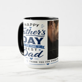 Benutzerdefinierter Fotobecher zum Vatertag – Best Tasse