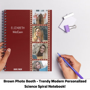 Benutzerdefinierter Fotobooth-Personalisierter Wis Notizblock