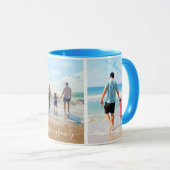 Benutzerdefinierter Fotocollage-Text - Ich Liebe M Tasse (VorderseiteRechts)