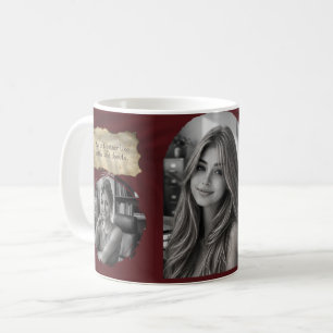 Benutzerdefinierter Fotocollagen-Kaffeebecher - Pe Kaffeetasse
