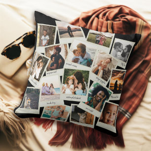 Benutzerdefinierter Fotolollage-Keepake Kissen