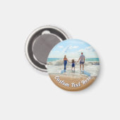 Benutzerdefinierter Fotomagnet mit personalisierte Magnet (Vorderseite/Rückseite)