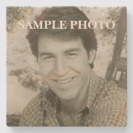 Benutzerdefinierter Fotoschalenuntersetzer aus Ste Steinuntersetzer