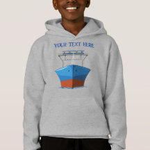 Benutzerdefinierter Frachtschiffname Kinder Hoodie