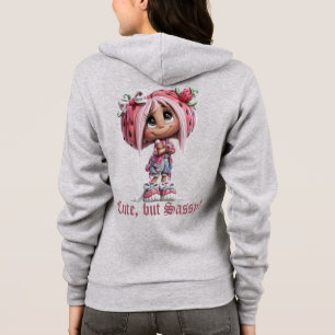 Benutzerdefinierter frecher Erdbeere Hoodie