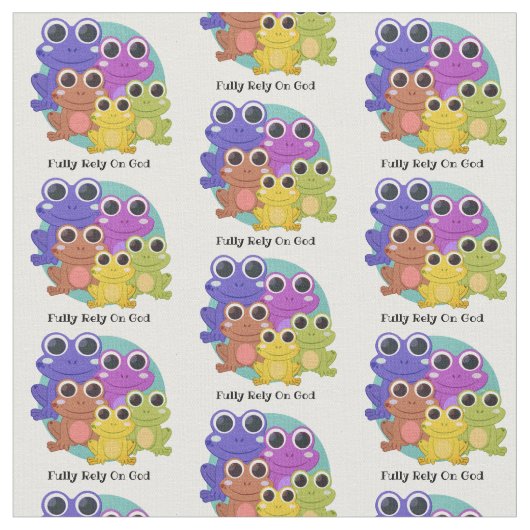 Benutzerdefinierter Frosch Stoff (Nahaufnahme)