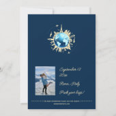 Benutzerdefinierter Fun Destination Pass Save the Einladung (Rückseite)