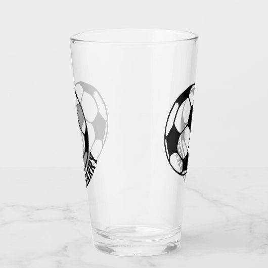 Benutzerdefinierter Fußball Glas (Rechts)
