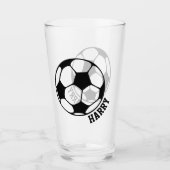 Benutzerdefinierter Fußball Glas (Vorderseite)