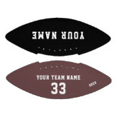 Benutzerdefinierter Fußball mit Name, Nummer und T Football (Paneele)