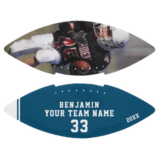 Benutzerdefinierter Fußball mit Namensnummer Team Football (Paneele)