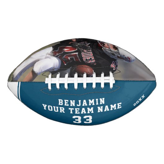 Benutzerdefinierter Fußball mit Namensnummer Team Football (Vorderseite)