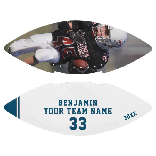 Benutzerdefinierter Fußball mit Namensnummer Team Football (Paneele)