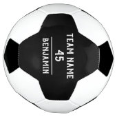 Benutzerdefinierter Fußball mit Teamname Nummer (Gedreht)