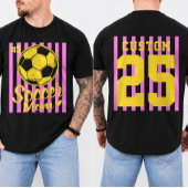 Benutzerdefinierter Fußball-Mutter-Name & -Nummer  T-Shirt